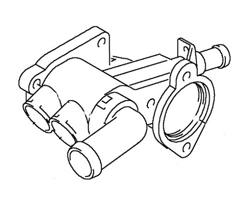 Caja De Termostato De Agua Volkswagen Suran 2011 - 2014