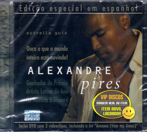 Alexandre Pires Estrela Guia Cd Dvd - Original Novo Lacrado