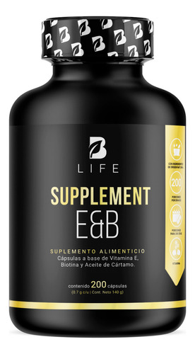 Antioxidante EYB Vitamina E Biotin Cápsulas B life 200Caps