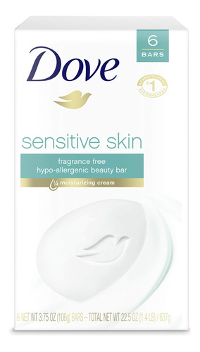 Dove Beauty Bar Para Piel Más Suave Sensible A La Piel Má.