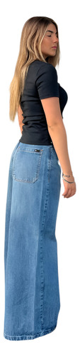 Pantalon Jean Mujer Stone Oversize Super Wide Harbor Women
