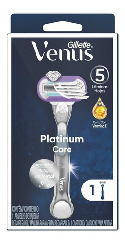 Máquina Para Afeitar Gillette Venus Platinum Care Recargable