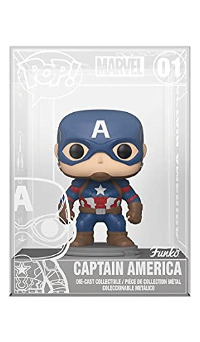 Funko Pop! Marvel Die-cast Capita America 5fk2l