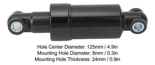 Amortiguador De Suspensión Trasera De 125 Mm, Aluminio De 75