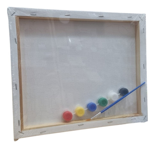 Cuadro Bastidor 25x30 X 1 Unidad Oceano