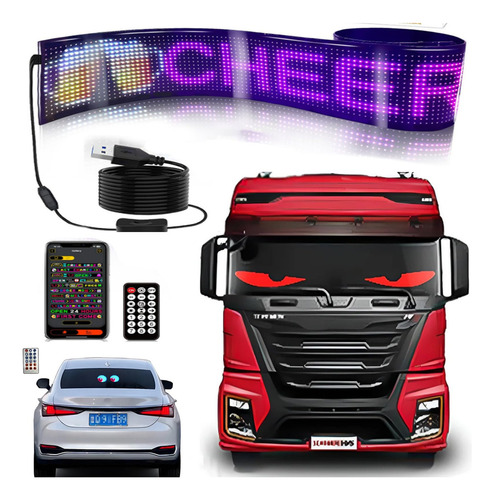 Para Ojos Led Para Carro, Gran Brillo Alto Programable Ojos