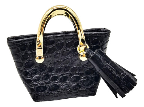 4 Bolso Con Figuras De Acción 1:6, Bolso De Moda De Negro