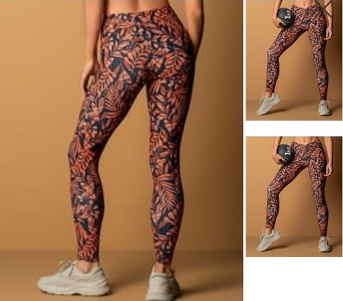 Legging Deportivo Tiro Medio Con Compresión En Piernas