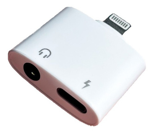 Adaptador Para iPhone Audifonos Datos Y Carga Splitter