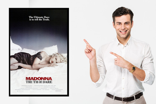 Madonna Poster De La Película The Ultimate Dare Con Marco