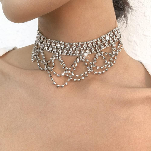Jwicos-gargantilla Bohemia De Diamantes De Imitación Para Mu