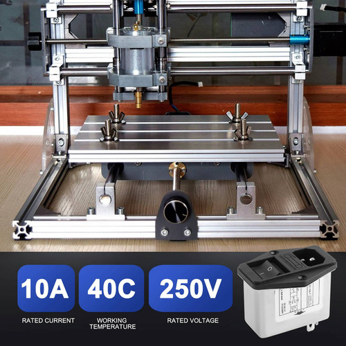 Terminais De Solda Iec 320 C14 Emi Filter + Interruptor De B