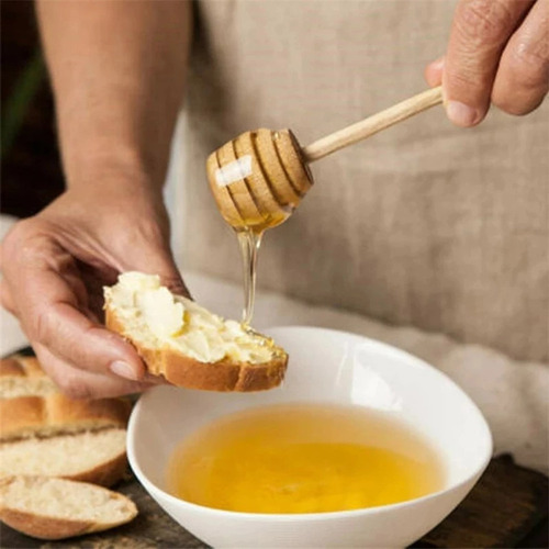 50 Unidades De Mini Palitos De Miel Con Cuchara