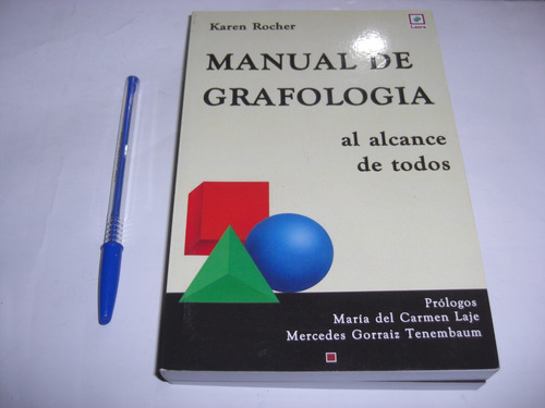 Libro Manual De Grafologia Al Alcance De Todos Karen Rocher