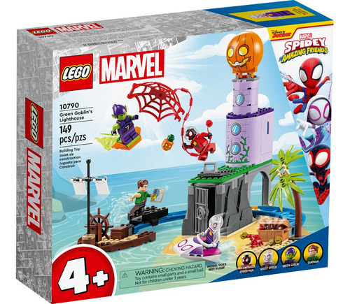 Lego Spidey - Equipo En El Faro Del Duende Verde (10790)