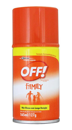 Repelente Off Family Aerosol 165ml