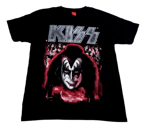 Kiss Gene Simmons Red Polera Talla M/xl