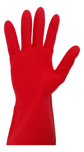 Guante Limpieza Sponya Rojo Mediano Caja 120 Pares