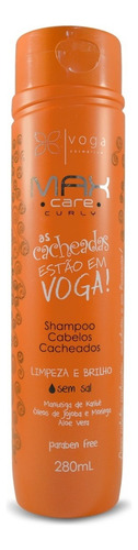 Shampoo Cabelos Cacheados Ondulado Voga Max Care Curly 280ml