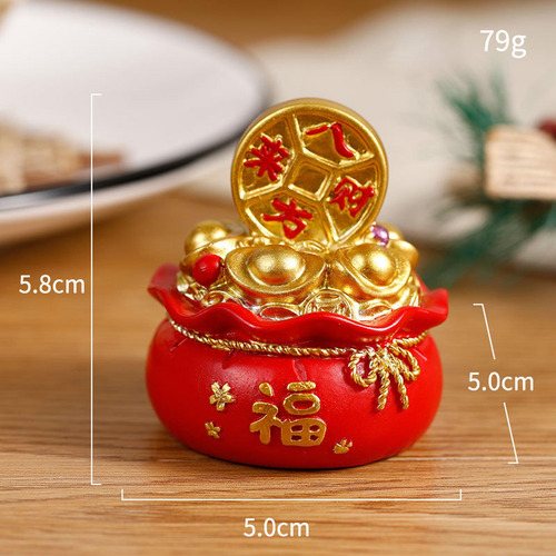 2 Bolsa De Oro Feng Shui Chino Tradicional Vestido De Moneda