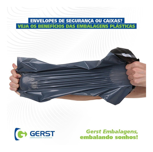 19x25 100 Un Envelope De Segurança Envio Correios Sedex Eco