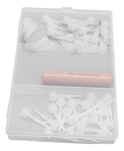 Juego De Cepillos De Repuesto Para Decoración De Uñas, 40 Un