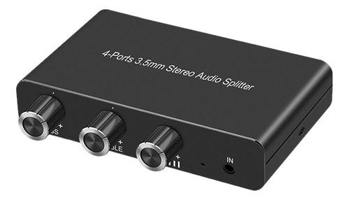 Interruptor De Audio Estéreo Selector De Audio Aux Estéreo