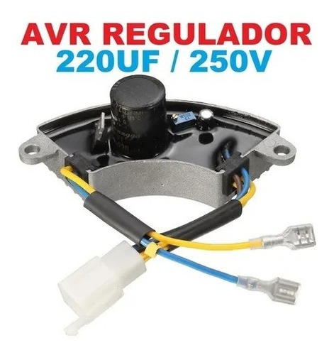 Avr Regulador De Voltaje Planta De Luz 2kw-3kw 220uf/250v Pk