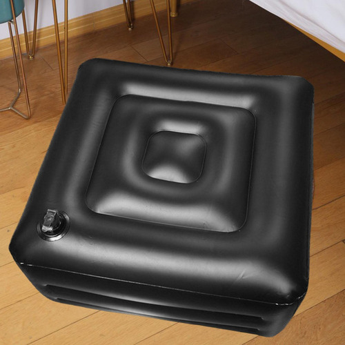 . Taburete Cuadrado Inflable Portátil For Silla, Taburete