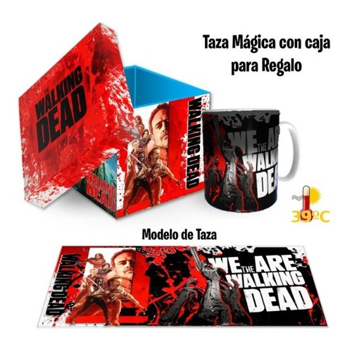 Taza Magica, The Walking Dead, Y Estuche Madera