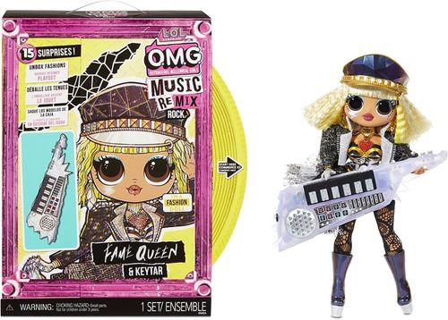 Omg Música Remix Rock Fame Queen (caja Dañada)