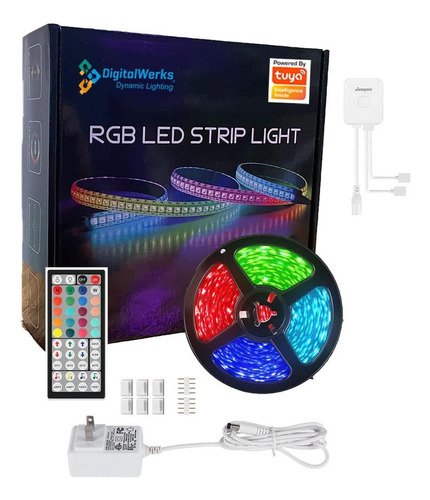 Digitalwerks Rgb Smart Led Lights Kit - 16.4ft, Controlado W