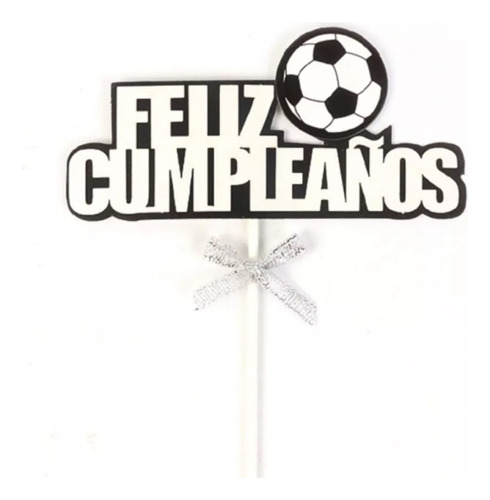 Globi®  Topper Para Torta Cumpleaños Futbol - Decoración 