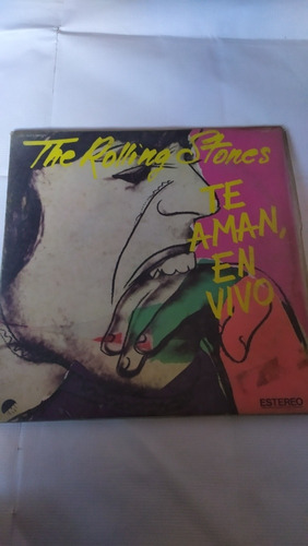 The Rolling Stones Te Aman En Vivo Álbum Doble Discos Vinil 