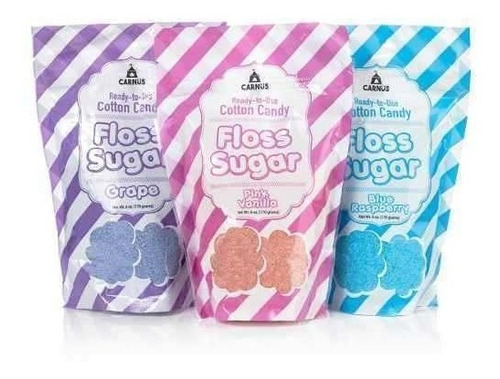 Algodón Candy Floss Azúcar-frambuesa Azul, Vanilla Rosa Uva