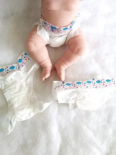 Kit Acessórios Para Bebe Boneca Reborn Menino Azul - Fralda Certidão Vacina  Mamadeiras