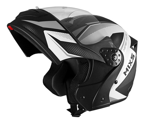 Capacete Para Moto Escamoteável Mixs Gladiator Neo Robocop