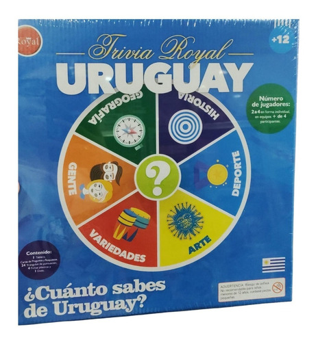 Juego De Mesa Trivia Uruguay - Royal