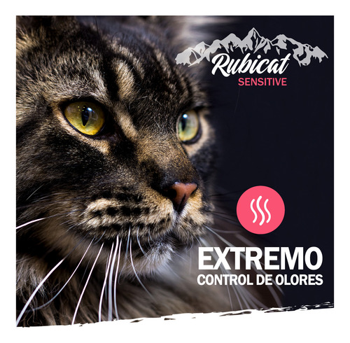 Piedra Super Premium Rubicat Sensitive Arena Aglomerante 5kg
