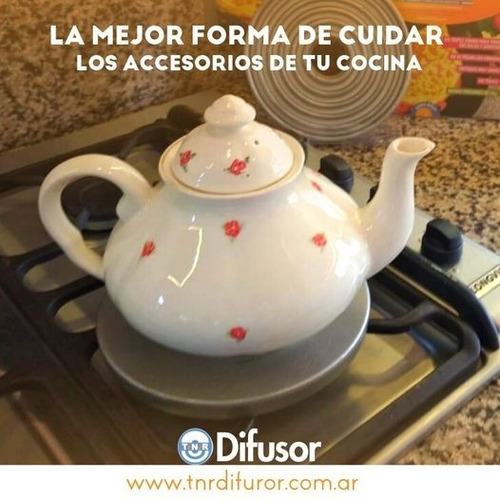 Imagen 7 de 7 de Tnr Difusor Cocina Aluminio Inyectado Auténtico Tnr 18cm