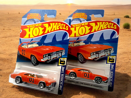 Custom Hot Wheels General Lee Los Dukes De Hazzard Basico Hw Naranja (Usado)