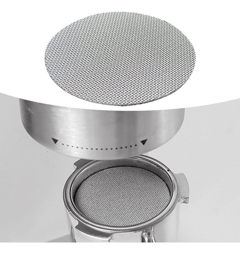 . 3 Portafiltro Sin Fondo Cesta De Filtro Espresso Puck