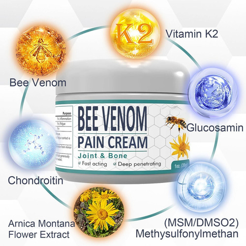3 Unidades 30 G Creme Para Dor E Cicatrização Óssea Co