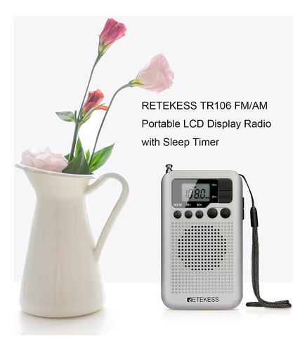 Set De Radio Retekess, Receptor Lcd De Bolsillo, Radio Mp3,