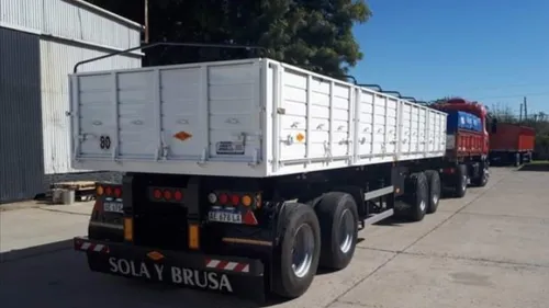 Acoplado Sola Y Brusa , Volcador Bilateral , 4 Ejes. 0km