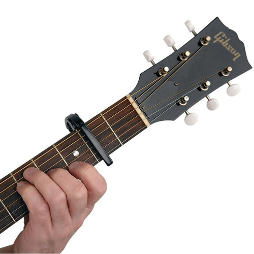 Imagem 5 de 6 de Capotraste Planet Waves Para Guitarra Violão Pw-cp-09 Preto