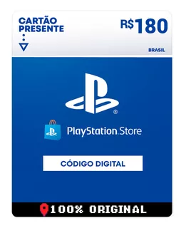 Gift Card Playstation Store 180 Reais Psn Plus Ps4 Ps5 Br