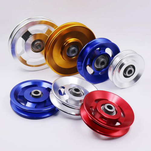 Rueda De Polea De Cojinete Universal Para 88 Mm Azul