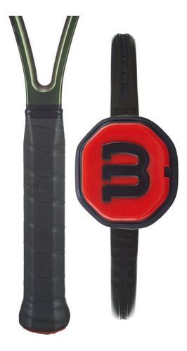 Raqueta Tenis Wilson Blade 98 V8 16x19 Aro 98 2021 Tyttennis Verde Oscuro 4 3/8