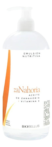 Emulsión Nutritiva De Zanahoria - Biobellus 500ml